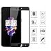 BONUM Oneplus 5 Screen Protector, Full Coverage Anti Scratch and Fingerprint, Bubble-free 3D Curved Protection - Black