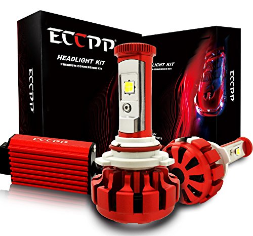 ECCPP LED Headlight Bulbs Conversion Kit High Power Bright- 9005 – 80W,9600Lm 6K Cool White CREE – 3 Yr Warranty