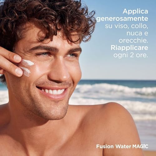 Fotoprotector Fusion Water MAGIC SPF 50, Protector Solar Facial De Uso Diario Ultraligero Y Absorción Inmediata, Crema Solar Que Protege Frente Al Daño Solar Con Tecnología Full Spectrum -50 ml
