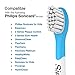 Sierra Clean Premium Compact Replacement Toothbrush Heads for Philips Sonicare Kids HX6034, 4 pack