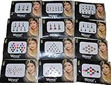 12 Pack Indian Art Bollywood Reuseable Bindi Self Adhesive Body Stickers/tattoo