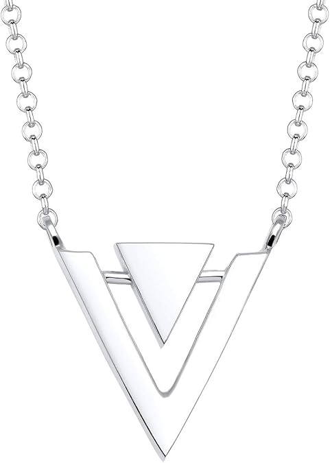 Elli Halskette Dreieck Triangle Geo Minimal 925 Silber: Amazon.de: Schmuck