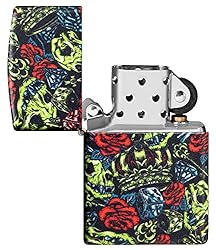 Zippo Skull Crown Glow-in-The-Dark 540 Color Design