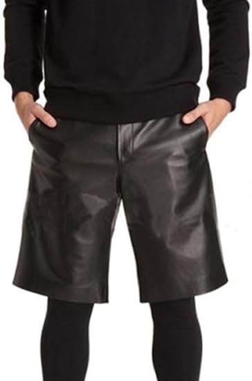 Amazon ネルロッソ Nerlosso ショートパンツ レザー 合皮 メンズ ハーフ 半パン 短パン 半ズボン ショーパン 正規品 Xl ブラック Cmi2472 Xl Bl ショートパンツ 通販