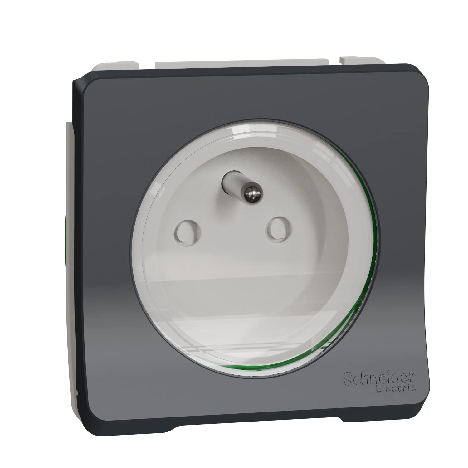 Schneider Electric Mureva STYL IP55 IK08 2P+T Screw Socket MUR38030 Grey
