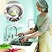 Anpro Stainless-Steel Kitchen Sink Strainer for Garbage- Large Wide Rim 4.53