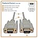 Tripp Lite Straight Through Serial RS232 Extension Cable (DB9 M/F) 6-ft.(P520-006)