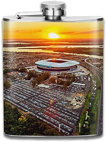 Gremio Porto Alegre Cool Stainless Steel Liquor Flagon Retro Pocket Flask Great Little Gift