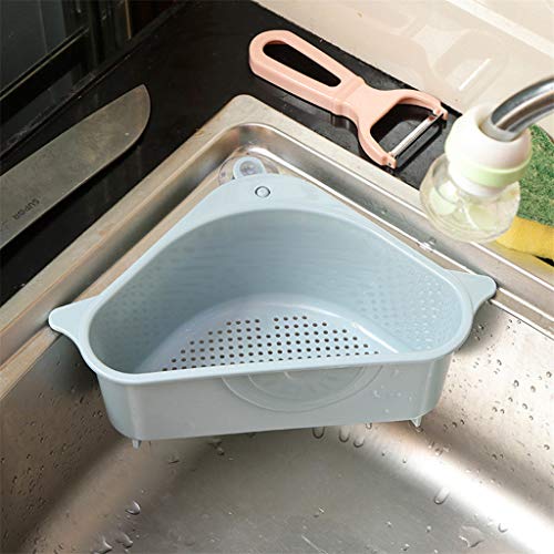 image for Panzisun 2pcs Multifunctional Kitchen Sink Storage Rack Triangular Was
