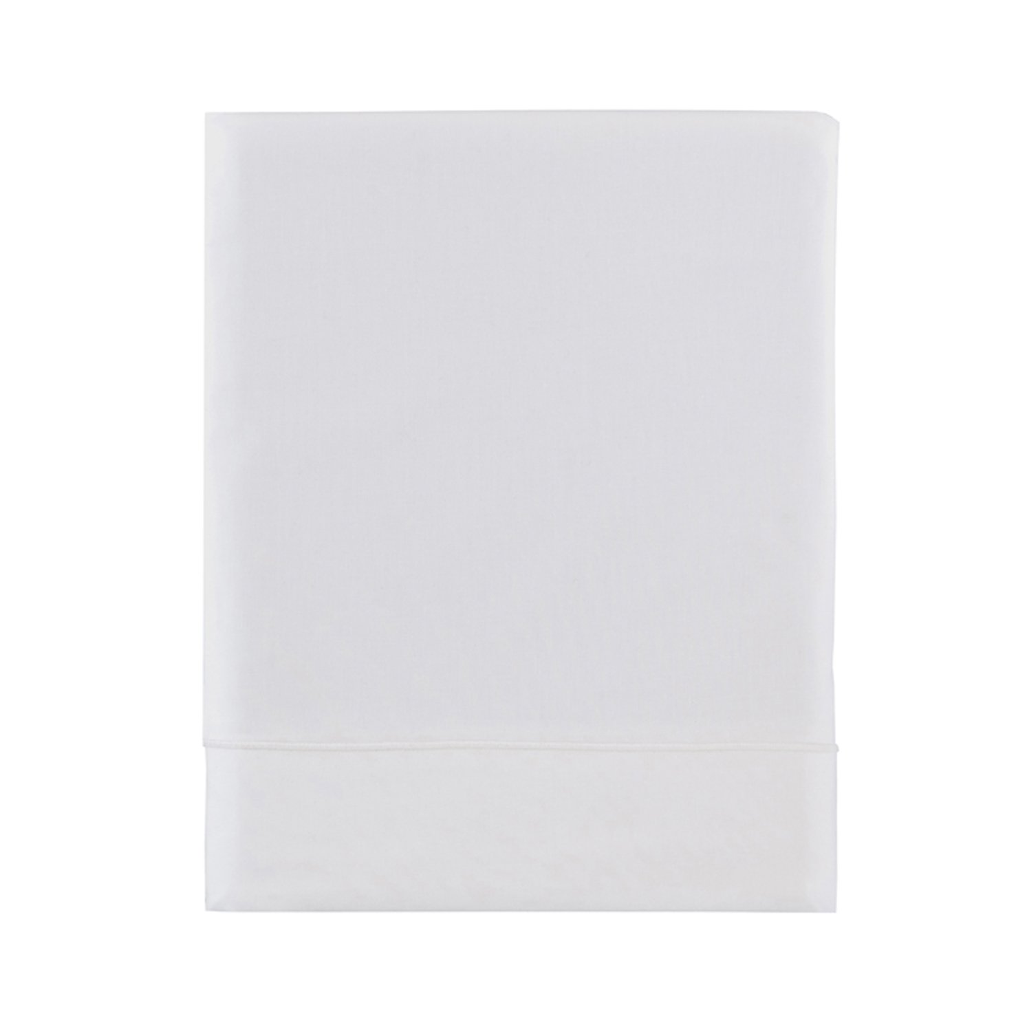 ESSIX Royal Line Percale Cotton Duvet Cover, white, 220 x 240 cm