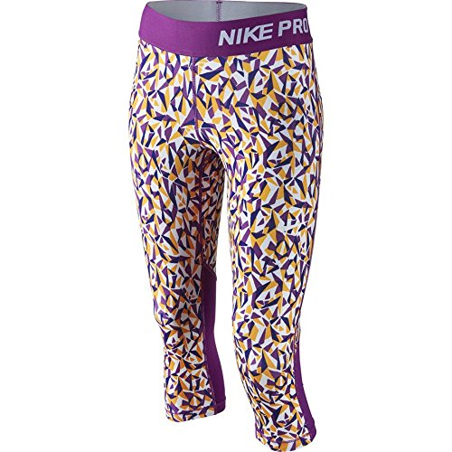 Nike Girls Pro Hypercool Abstract Print Capri Leggings