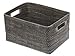 KOUBOO 1060055 Rectangular Rattan Storage Basket, 17.25
