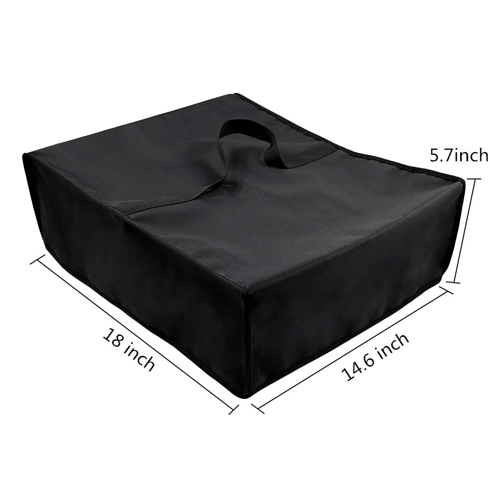 Wanty Black Antistatic Water-proof Dust-proof Nylon Fabric Printer Cover Case Protector for Yamaha R-S202BL/R-S500BL/R-N301BL/RX-V681BL Stereo Receiver/OPPO UDPSony STR-DH540/STR-DH100 Stereo Receiver