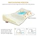 Contour Memory Foam Pillow, Little Tree Ergonomic Support Pillow with Heart- Sharpe Design, Orthopedic Hypoallergenic Sleep Pillow, Includes Two Premium Quality Covers