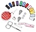Soft Zippered Mini Sewing Kit. Easy Sew USA Home, Travel and Emergency Use - Mini Sewing Kit and Sewing Supplies for Kids, Girls Beginners and Adults, Premium Quality Case and Sewing Accessories