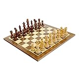 WE Games Traditional Staunton Wood Chess Set - 15