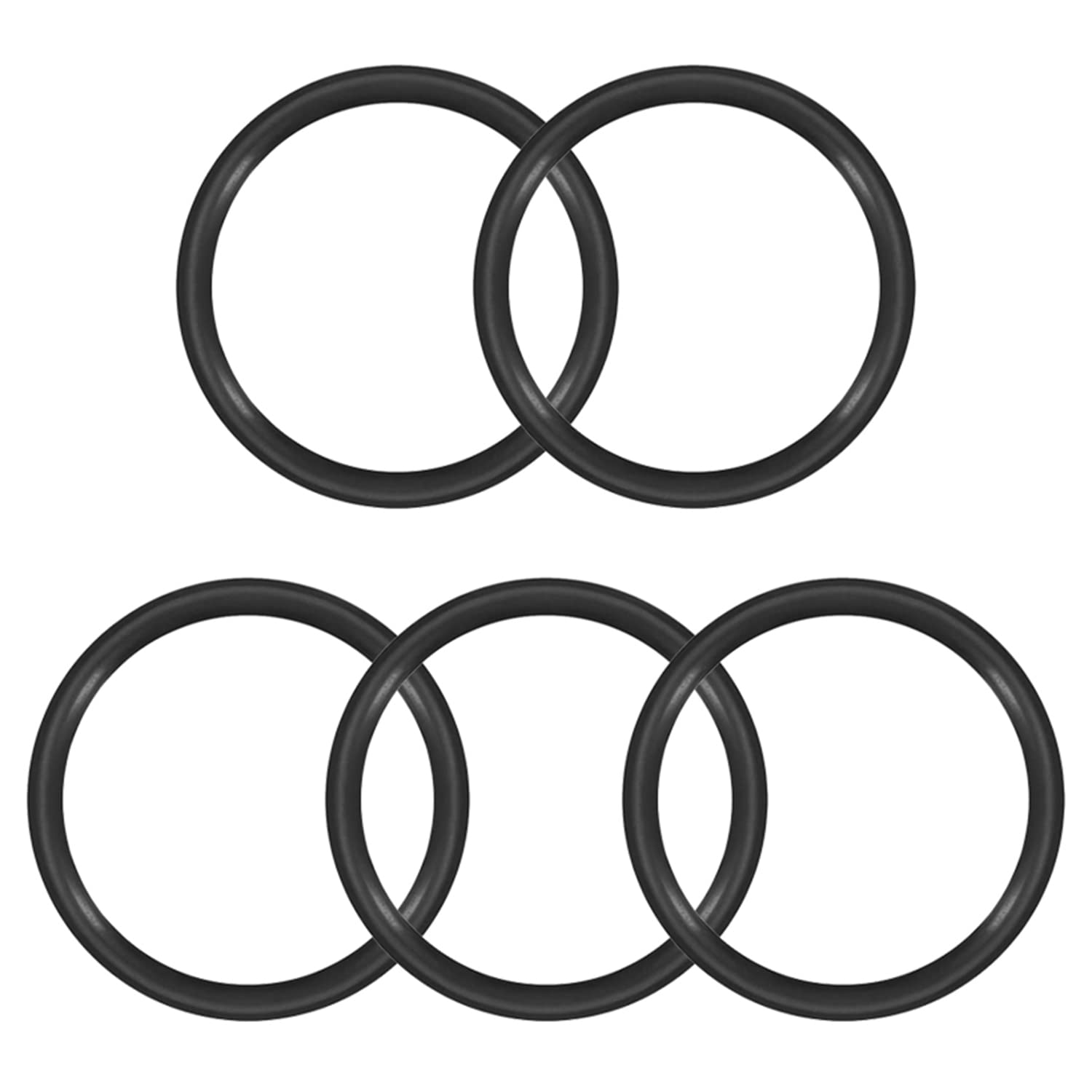 Othmro 5pcs O-Rings Seal Rubber Washer, 90mm OD 80mm ID 5mm Width, Nitrile Rubber Sealing Gasket Rings, Washers Seal & Auto Quick Repair — image 1