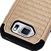 Style4U S6 Active Case, Galaxy S6 Active Case, Studded Rhinestone Crystal Bling Hybrid Armor Case Cover for Samsung Galaxy S6 Active **Does Not Fit Galaxy S6** with 1 Stylus [Gold/Black]