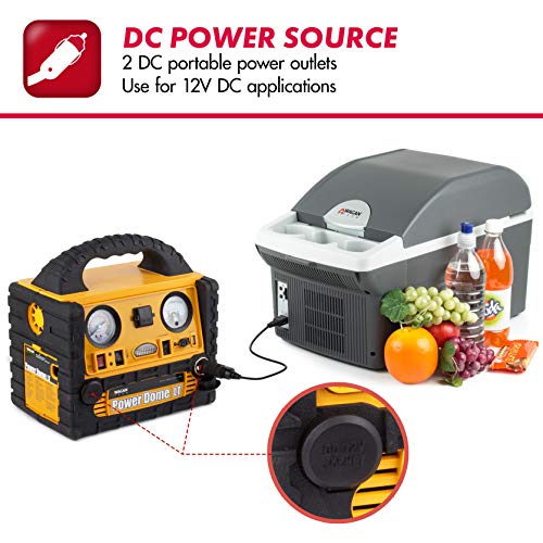 Wagan EL2464 Power Dome LT Auto 300 Peak Amp Jump Starter with 260 PSI