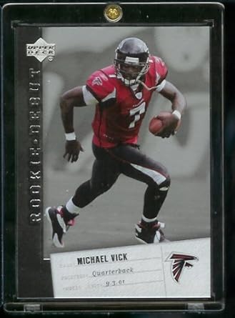 michael vick jersey card