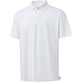 M MAELREG Golf Shirts for Men Dry Fit Performance Chest Print Color Block Moisture Wicking Casual Short Sleeve Polo Shirts