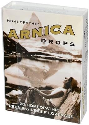 New - Historical Remedies Homeopathic Arnica Drops Repair and Relief Lozenges - Case of 12 - 30 Lozenges