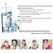 Quafilter Refrigerator Water Filter Replacement Cartridge Compatible for Whirlpool PUR Push Button, 4396841, 4396710, Pur Filter 3