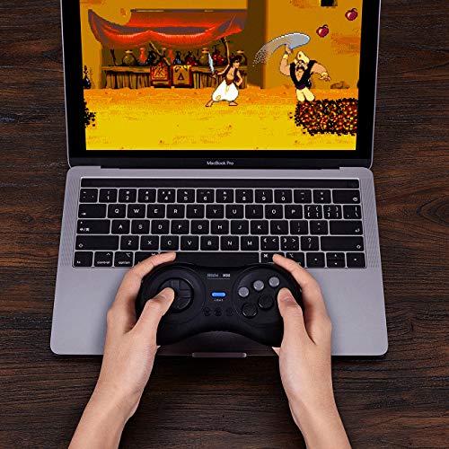 8Bitdo M30 Bluetooth Gamepad - Sega Genesis & Mega Drive Style - Nintendo Switch-Black (Bluetooth Version)