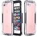 AICase iPhone 8 Plus/ 7 Plus Waterproof Case,[Heavy Duty] Built-in Screen Protector 2 in 1 Clear PC & TPU Rugged Shork/Snow/Dirt Dirtproof Waterproof Swimming Diving Snorkeling(19ft/6m)