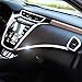 Kust ZK38421w Car Interior Central Console Panel Cover Trims(Pack of 2 Pieces Stainless Steel Trims Fit for Installed Size)