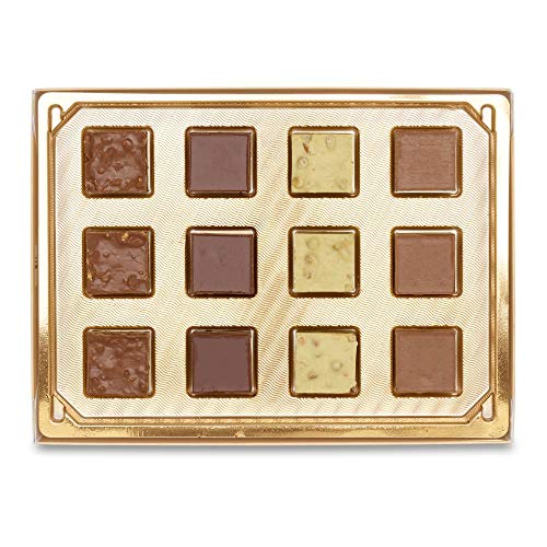 Lindt Schokolade - Schicht Pralinen | 125 g | Pralinés-Schachtel mit 12 von Hand geschichteten Mandel-, Haselnuss- und Pistazien-Nougat Spezialitäten | Pralinengeschenk | Schokoladengeschenk – Bild 6