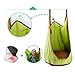 HAPPY PIE PLAY&ADVENTURE Frog Folding Hanging Pod Swing Seat Indoor and Outdoor Hammock for Children to Adult (Green)