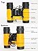 Orange Binoculars 8x21 YST PRODUCTS - kids binoculars for birds watching - compact binoculars for adults - children's binoculars - lightweight binoculars for traveling - small boys & girls binoculars