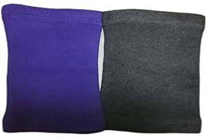 DDFS Ear Hematoma Dog, (2 Pack) Ear Muffs Snood Earmuffs No Wrap Ear Flap Soothing Hoodie for Dogs Grey+Purple L