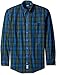 IZOD Men's Big and Tall Long Sleeve Tartan Non Iron Plaid Shirt