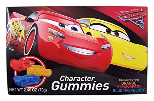 Disney Pixar Cars 3 Lightning McQueen Cruz and Jackson Storm Gummies (1 Pack)