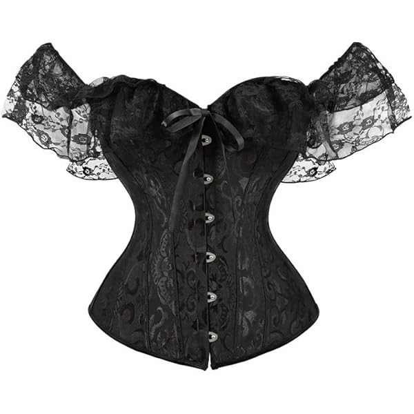 Amazon.com: SZIVYSHI Corset Tops for Women with Sleeves - Bustier