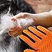 KCT Pet Care Grooming Gloves - Washable Travel Sized Lint Roller Included - Gentle de-Shedding Brush for Dogs and Cats - 260 BPA Free & Non Toxic Silicone Tips Per Glove