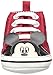 Disney Baby Boys Mickey Mouse Infant Shoes, Red Mickey Mouse High-Top Sneakers, Age 3-6 Months