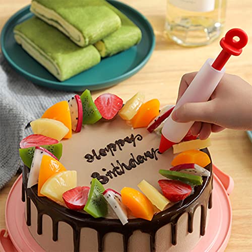 Suuker Cake Decorating Pens Kit,Silicone Food Writing Pen with 4