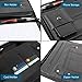 No. 1 Portfolio Folder Padfolio Binder Folio Zipper - Faux Leather Business Planner File Personal Organizer Case for Legal Writing Pad, Divider Note, Tablet, Resume, Interview, Executive Men Women