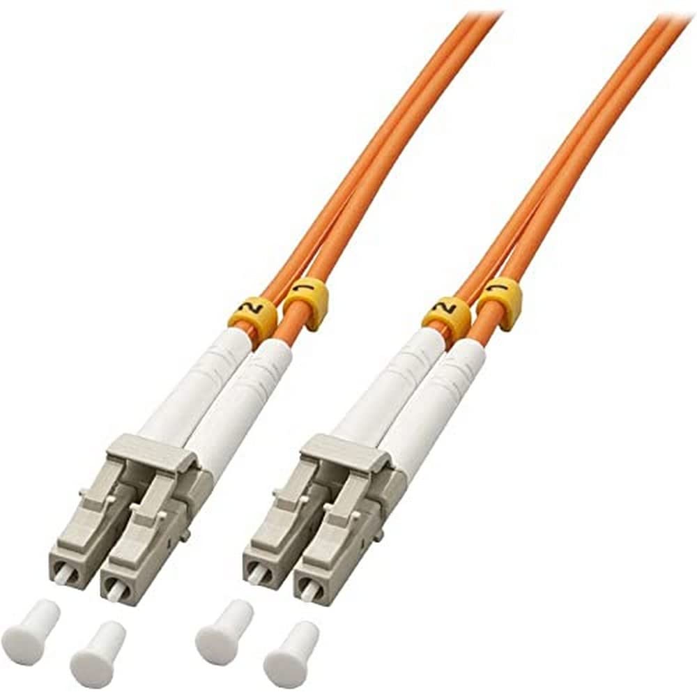 LINDY 2m LC-LC OM2 50/125 Fibre Optic Patch Cable - Orange