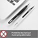 CADA Stylus capacitive Screen Touch Pen for iPad iPhone Android Amazon Kindle Windows Screen Pen Drawing on Tablet Graphics Tablet Drawing Stylus (Black)