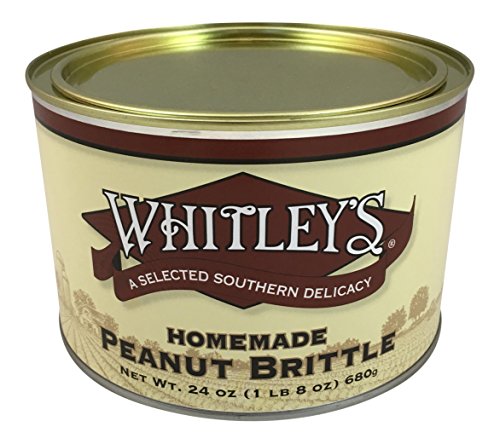 Whitley's Homemade Peanut Brittle 24 Ounce Tin - Thumbnail 2