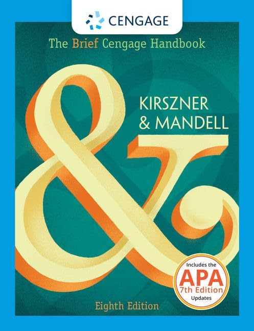 Amazon.com: The Writer's Harbrace Handbook (w/ MLA9E & APA7E