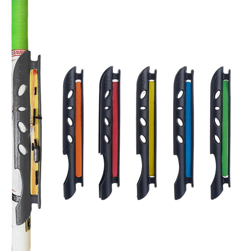 SUPERFINDINGS 20Pcs Tenkara Line Keeper Fishing Rod Bobbin Winder Fishing Rod Attaching Line Holder Bobbin Feet Hand Winder Fishing Maintenance Tools Clip on Rod Fishing Tackle