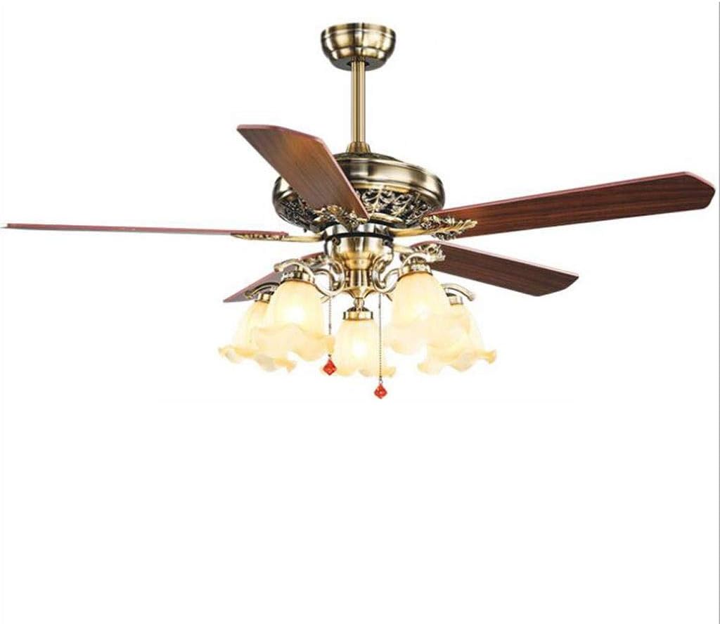 Beleuchtung Größe : White 42in FABAX Deckenventilator Licht Metal Fan