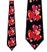 Three Rooker Hearts Ties Valentines Necktie Mens heart Grouped