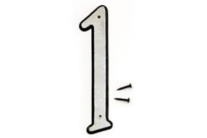 HY-KO Products 30601 Plastic House Number 1 (ONE) 4 Inch Reflective