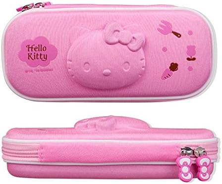 Hello Kitty Pencil Bag Large Capacity Hellokitty Creative Mutil-Layer Stationery Box Pen Storage Case for Girls Students Kit